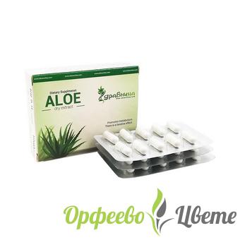 ХРАНИТЕЛНИ ДОБАВКИ Детоксикация Алое , сух екстракт при запек, Здравница, 30 капсули